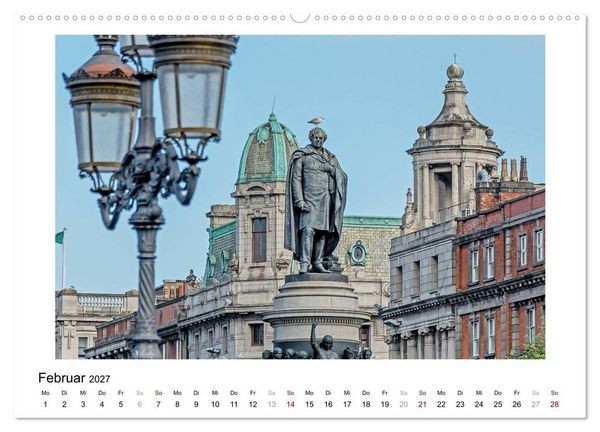 Produktbild: Dublin bunt, lebendig, spannend (hochwertiger Premium Wandkalender 2027 DIN A2 quer), Kunstdruck in Hochglanz