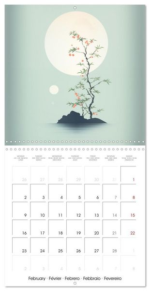 Produktbild: Japan: a Year of Art and Tradition (Wall Calendar 2026 12 &times; 12 Inch) CALVENDO 12 Month Wall Calendar