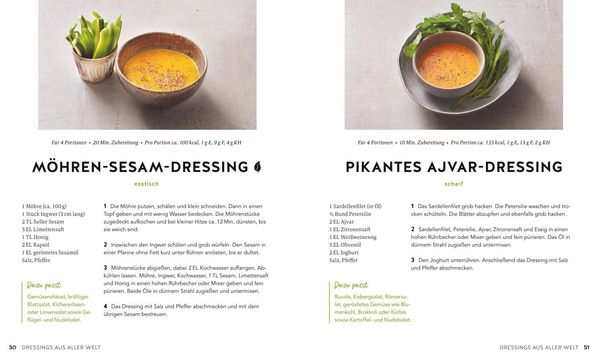 Produktbild: 1 Salat - 50 Dressings