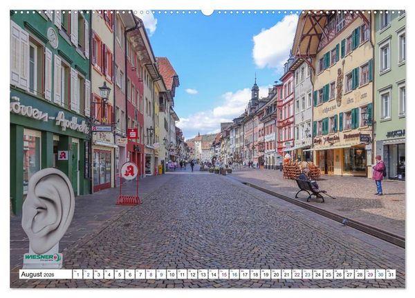 Produktbild: Waldshut - schmuckes Hochrhein St&auml;dtle (hochwertiger Premium Wandkalender 2026 DIN A2 quer), Kunstdruck in Hochglanz