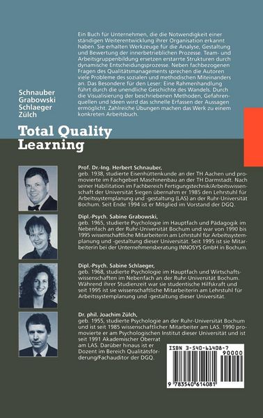 Produktbild: Total Quality Learning