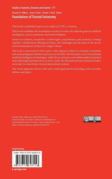 Produktbild: Foundations of Trusted Autonomy