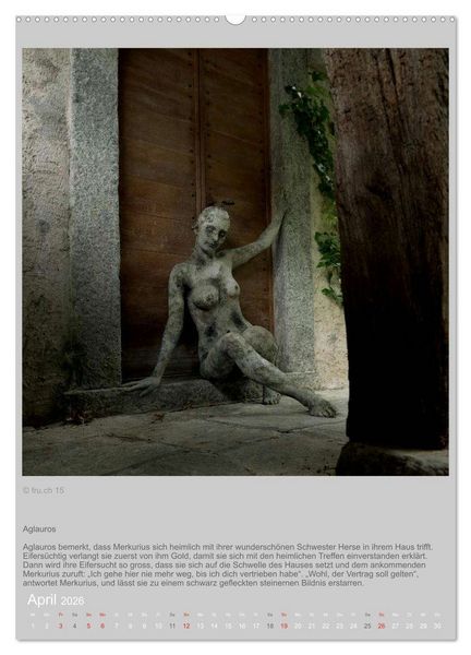 Produktbild: Verwandelte Frauen - Bodypainting-Metamorphosen nach Ovid (hochwertiger Premium Wandkalender 2026 DIN A2 hoch), Kunstdruck in Hochglanz