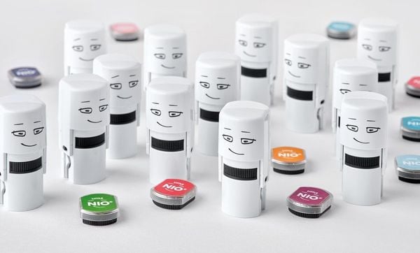 Produktbild: COLOP little NIO Ersatz-Stempelkissen, Packung mit 2 Stempelkissen, smooth green