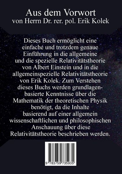 Produktbild: &Uuml;ber die allgemeine, die spezielle und die allgemeinspezielle Relativit&auml;tstheorie