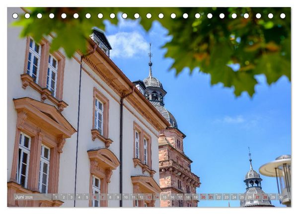 Produktbild: Ein Blick auf Aschaffenburg (Tischkalender 2026 DIN A5 quer), CALVENDO Monatskalender