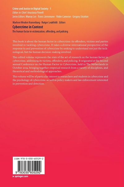 Produktbild: Cybercrime in Context
