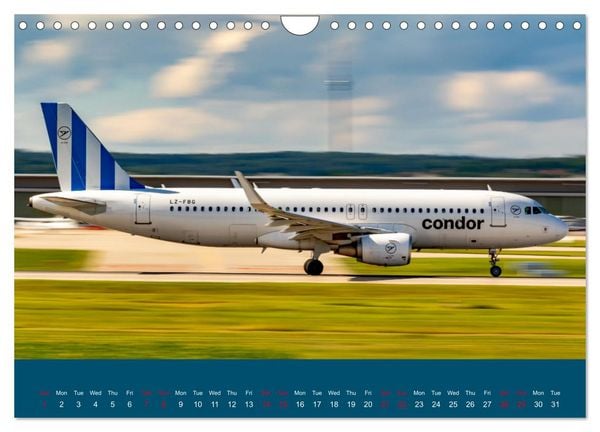 Produktbild: Panning Aviation Photography (Wall Calendar 2026 DIN A4 landscape), CALVENDO 12 Month Wall Calendar