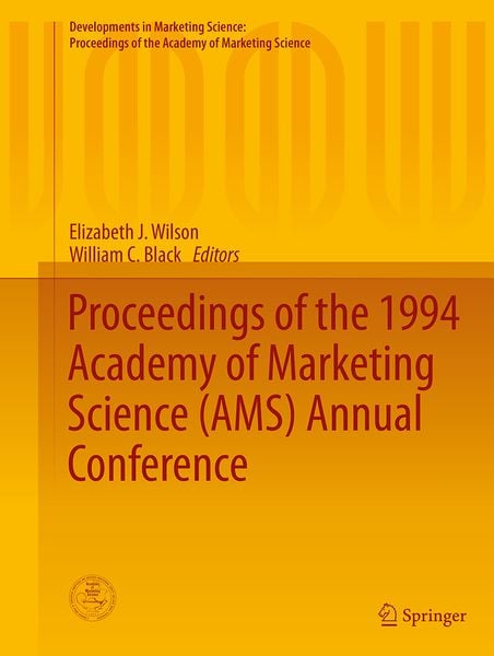 Produktbild: Proceedings of the 1994 Academy of Marketing Science (AMS) Annual Conference