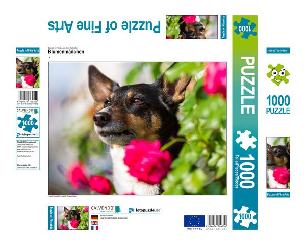 Produktbild: CALVENDO Puzzle Blumenm&auml;dchen 1000 Teile Lege-Gr&ouml;&szlig;e 640 x 480 cm Foto-Puzzle Bild von Annett Mirsberger tierpfoto.de
