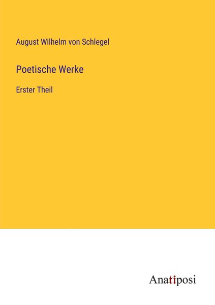 Produktbild: Poetische Werke