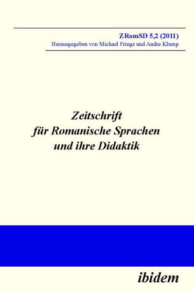Produktbild: Zeitschrift f&uuml;r Romanische Sprachen und ihre Didaktik