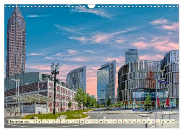 Produktbild: Frankfurt - meine Stadt mit viel Herz (Wandkalender 2026 DIN A3 quer), CALVENDO Monatskalender