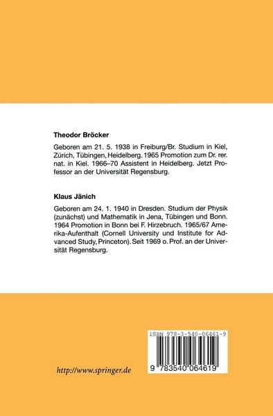 Produktbild: Einf&uuml;hrung in die Differentialtopologie