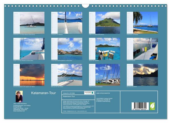 Produktbild: Katamaran-Tour (Wandkalender 2026 DIN A3 quer), CALVENDO Monatskalender