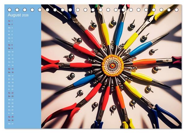Produktbild: Werkzeug-Magie (Tischkalender 2026 DIN A5 quer), CALVENDO Monatskalender