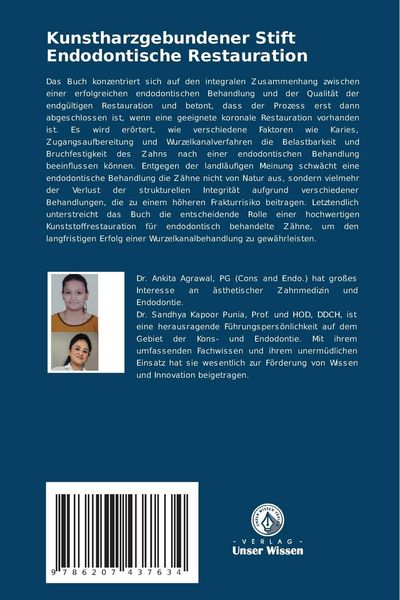 Produktbild: Kunstharzgebundener Stift Endodontische Restauration