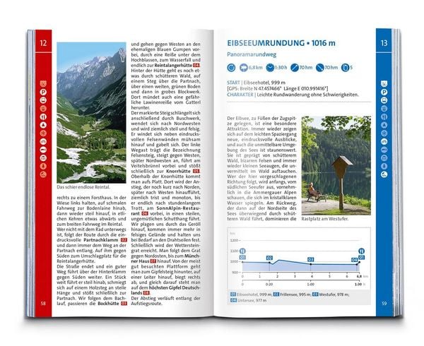 Produktbild: KOMPASS Wanderf&uuml;hrer Zugspitze, Werdenfelser Land, 60 Touren mit Extra-Tourenkarte