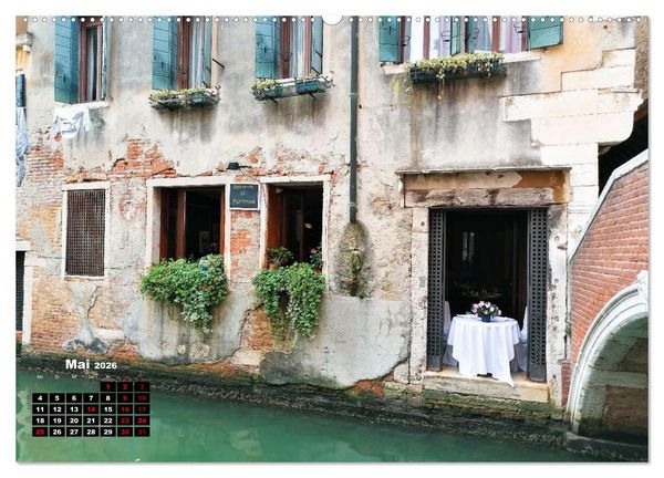 Produktbild: Venedig - Perle in der Lagune (hochwertiger Premium Wandkalender 2026 DIN A2 quer), Kunstdruck in Hochglanz