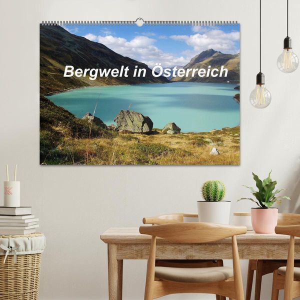 Produktbild: Bergwelt in &Ouml;sterreich (Wandkalender 2026 DIN A2 quer), CALVENDO Monatskalender