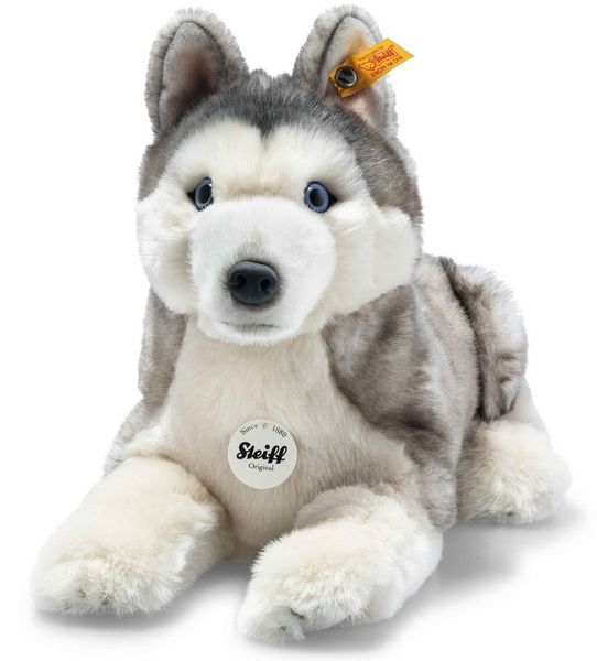 Produktbild: Steiff 067891 - Bernie Husky, liegend, Pl&uuml;sch, 33 cm