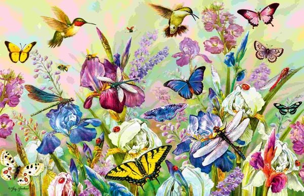 Produktbild: Erwachsenenpuzzle 200 Teile - Blumenwiese