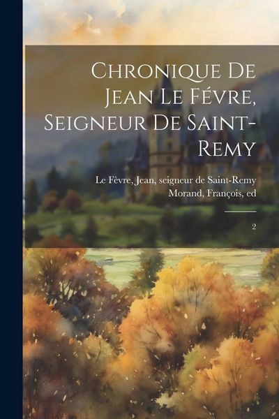 Produktbild: Chronique de Jean Le F&eacute;vre, seigneur de Saint-Remy