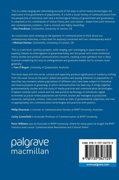 Produktbild: Media and the Government of Populations