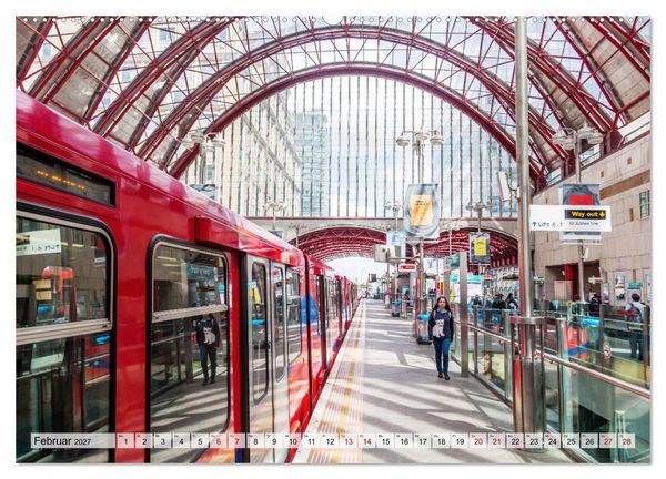 Produktbild: Bahnh&ouml;fe in Europa (hochwertiger Premium Wandkalender 2027 DIN A2 quer), Kunstdruck in Hochglanz