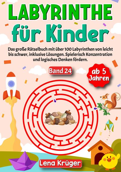Produktbild: Labyrinthe f&uuml;r Kinder ab 5 Jahren - Band 24