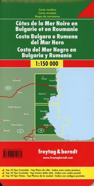 Produktbild: FuB Bulgarisch Rumänische Schwarzmeerküste 1 : 150 000