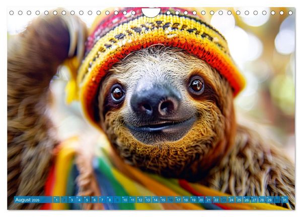 Produktbild: Witzige Tier-Selfies. Lustige Portraits aus der Tierwelt (Wandkalender 2026 DIN A4 quer), CALVENDO Monatskalender