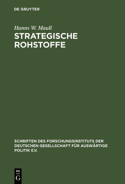 Produktbild: Strategische Rohstoffe