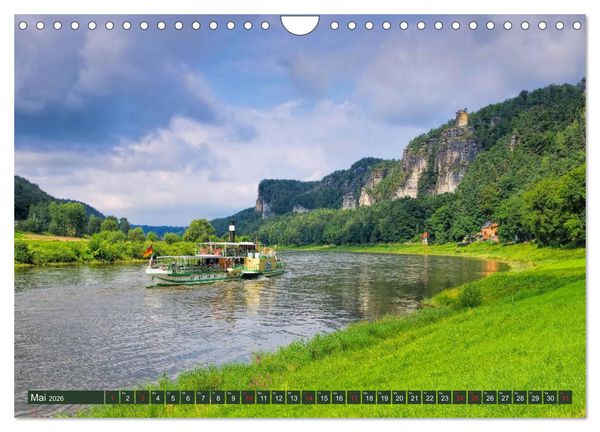 Produktbild: Die Sch&ouml;nheit der S&auml;chsischen Schweiz (Wandkalender 2026 DIN A4 quer), CALVENDO Monatskalender