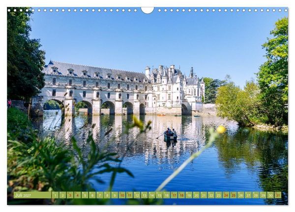 Produktbild: Zauberhaftes Tal der Loire. Charmante St&auml;dte und pr&auml;chtige Schl&ouml;sser (Wandkalender 2027 DIN A3 quer), CALVENDO Monatskalender