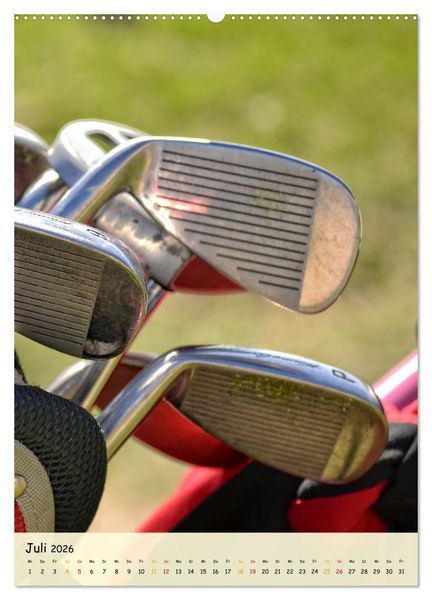 Produktbild: Golf Leidenschaft (Wandkalender 2026 DIN A2 hoch), CALVENDO Monatskalender