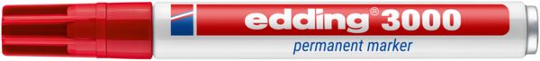 Produktbild: edding Permanentmarker 3000 rot 1,5-3mm