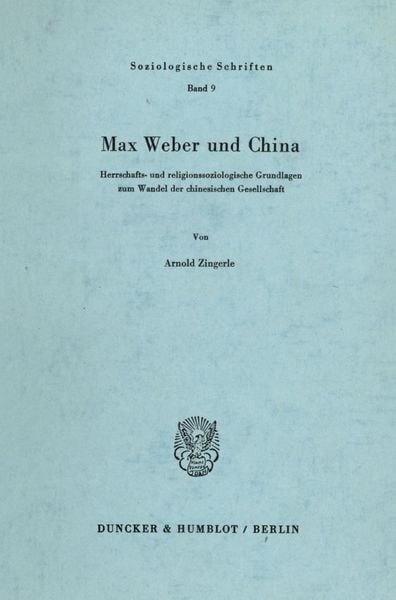 Produktbild: Max Weber und China