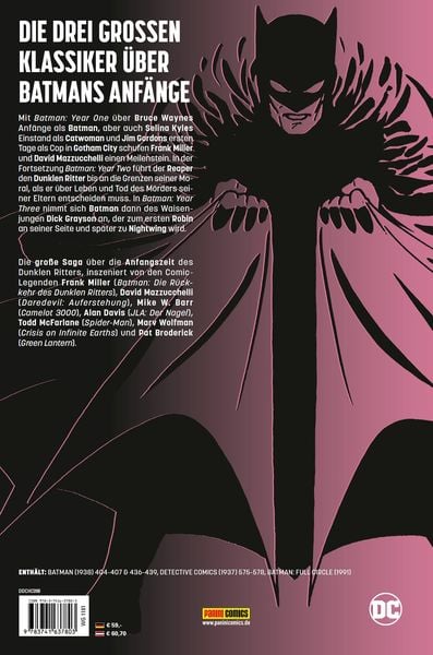Produktbild: Batman: Die ersten Jahre (Deluxe Edition)
