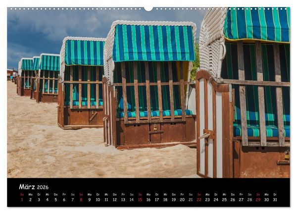 Produktbild: Insel Usedom (hochwertiger Premium Wandkalender 2026 DIN A2 quer), Kunstdruck in Hochglanz