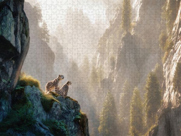Produktbild: CALVENDO Puzzle Im Reich des Schweigens | 1000 Teile Lege-Gr&ouml;&szlig;e 64x48cm Foto-Puzzle f&uuml;r gl&uuml;ckliche Stunden