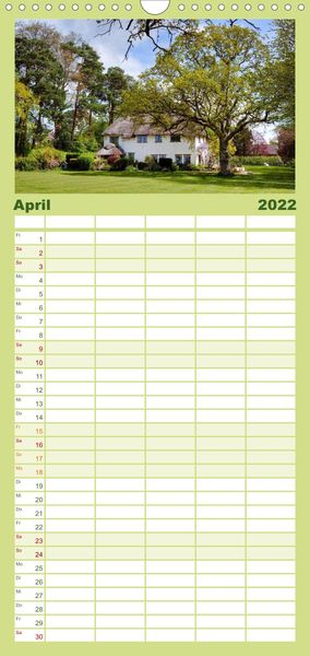 Produktbild: New Forest - England - Familienplaner hoch (Wandkalender 2022 , 21 cm x 45 cm, hoch)