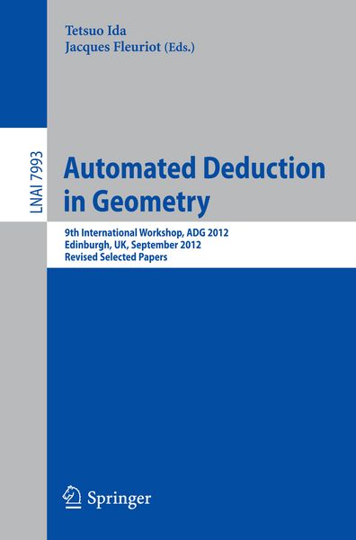 Produktbild: Automated Deduction in Geometry