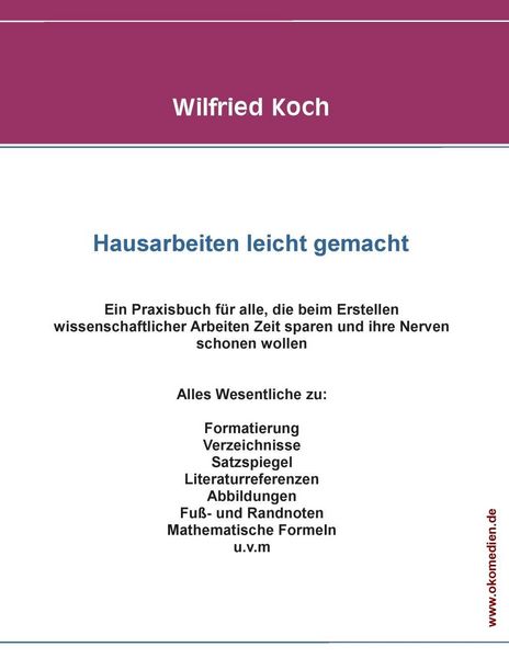 Produktbild: Hausarbeiten leicht gemacht