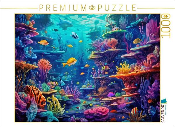 Produktbild: CALVENDO Puzzle Ein Motiv aus dem Kalender Unten im Meer ist was los | 1000 Teile Lege-Gr&ouml;&szlig;e 64x48cm Foto-Puzzle f&uuml;r gl&uuml;ckliche Stunden
