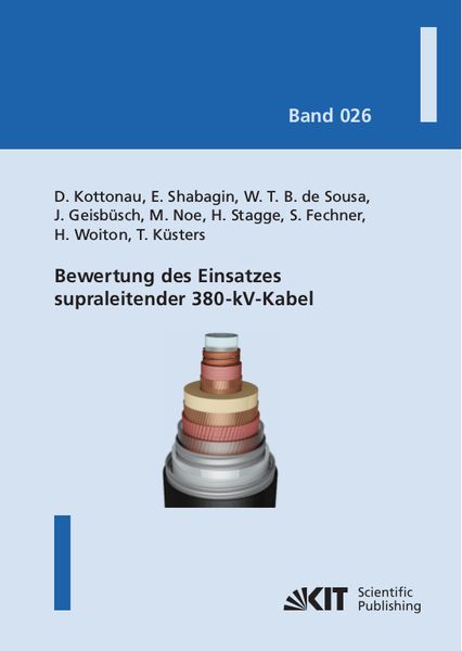Produktbild: Bewertung des Einsatzes supraleitender 380-kV-Kabel