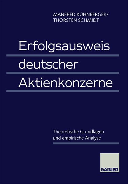 Produktbild: Erfolgsausweis deutscher Aktienkonzerne
