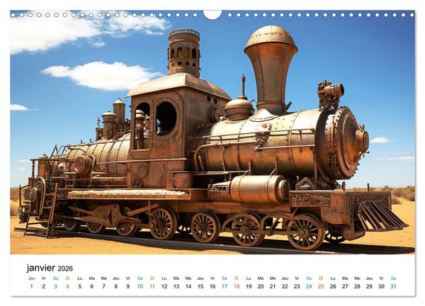 Produktbild: M&eacute;caniques fantastiques (Calendrier mural 2026 DIN A3 vertical), CALVENDO calendrier mensuel