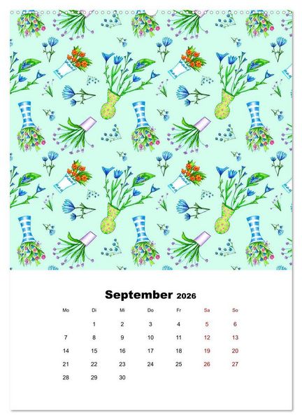 Produktbild: MUSTERMACKE (hochwertiger Premium Wandkalender 2026 DIN A2 hoch), Kunstdruck in Hochglanz