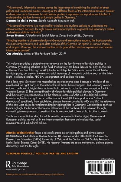 Produktbild: Contemporary Germany and the Fourth Wave of Far-Right Politics